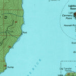 United States Geological Survey Juneau A-5, AK (1994, 63360-Scale) digital map