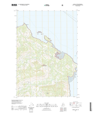 United States Geological Survey Juneau A-5 NW, AK (2021, 25000-Scale) digital map