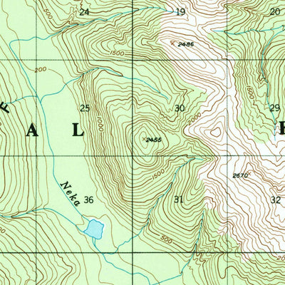 United States Geological Survey Juneau A-6, AK (1951, 63360-Scale) digital map
