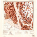 United States Geological Survey Juneau, AK (1951, 250000-Scale) digital map