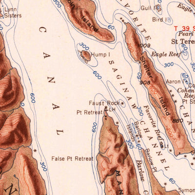 United States Geological Survey Juneau, AK (1951, 250000-Scale) digital map