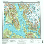 United States Geological Survey Juneau, AK (1962, 250000-Scale) digital map
