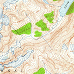 United States Geological Survey Juneau B-1, AK (1952, 63360-Scale) digital map
