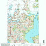 United States Geological Survey Juneau B-1, AK (1997, 63360-Scale) digital map