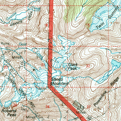 United States Geological Survey Juneau B-1, AK (1997, 63360-Scale) digital map