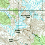 United States Geological Survey Juneau B-1 SW, AK (1986, 25000-Scale) digital map