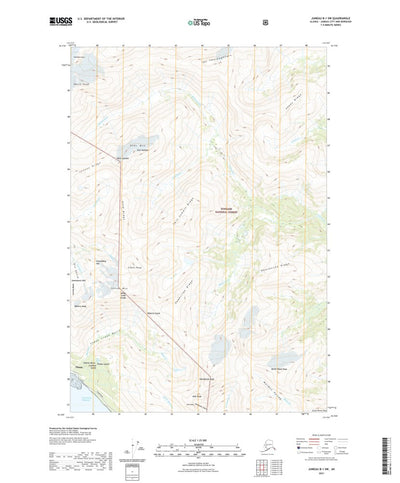 United States Geological Survey Juneau B-1 SW, AK (2021, 25000-Scale) digital map