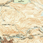 United States Geological Survey Juneau B-2, AK (1949, 62500-Scale) digital map