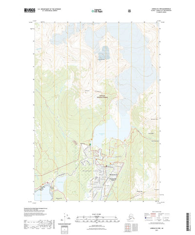 United States Geological Survey Juneau B-2 NW, AK (2021, 25000-Scale) digital map