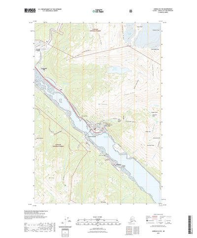 United States Geological Survey Juneau B-2 SE, AK (2021, 25000-Scale) digital map