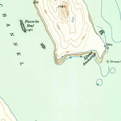 United States Geological Survey Juneau B-3, AK (1947, 63360-Scale) digital map