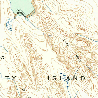 United States Geological Survey Juneau B-3, AK (1947, 63360-Scale) digital map