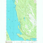 United States Geological Survey Juneau B-3 NE, AK (1986, 25000-Scale) digital map