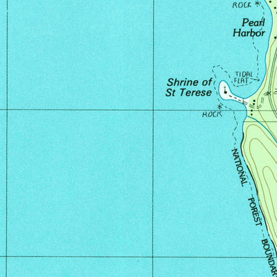 United States Geological Survey Juneau B-3 NE, AK (1986, 25000-Scale) digital map