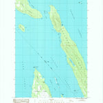 United States Geological Survey Juneau B-3 NW, AK (1986, 25000-Scale) digital map