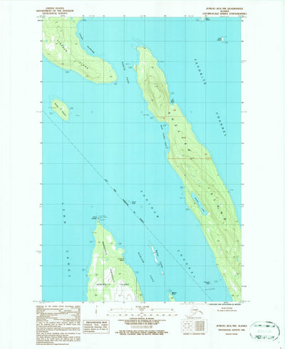 United States Geological Survey Juneau B-3 NW, AK (1986, 25000-Scale) digital map