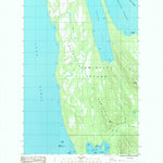United States Geological Survey Juneau B-3 SW, AK (1986, 25000-Scale) digital map