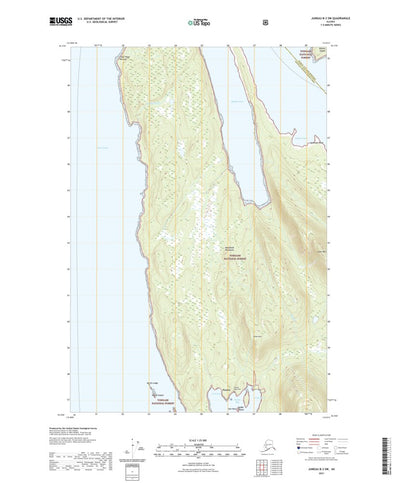 United States Geological Survey Juneau B-3 SW, AK (2021, 25000-Scale) digital map