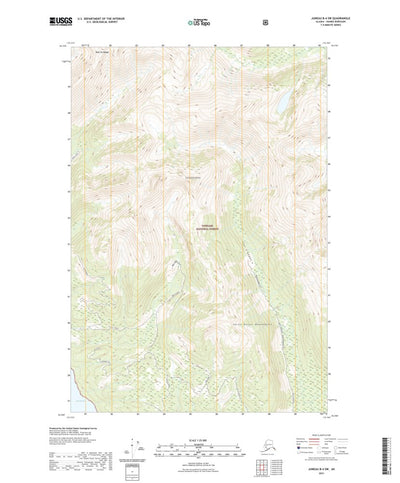 United States Geological Survey Juneau B-4 SW, AK (2021, 25000-Scale) digital map