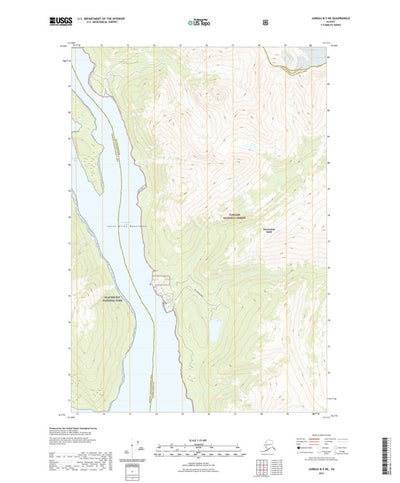 United States Geological Survey Juneau B-5 NE, AK (2021, 25000-Scale) digital map