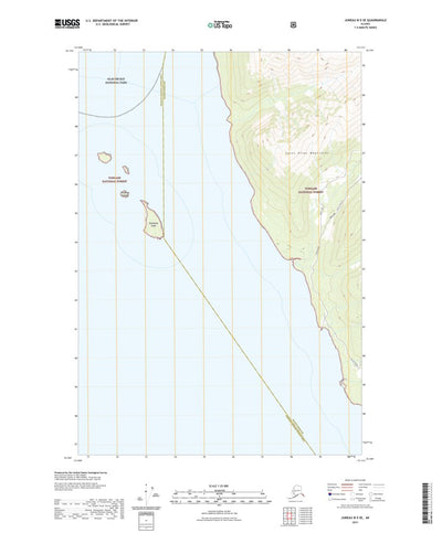 United States Geological Survey Juneau B-5 SE, AK (2021, 25000-Scale) digital map