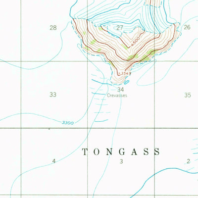 United States Geological Survey Juneau C-1, AK (1960, 63360-Scale) digital map
