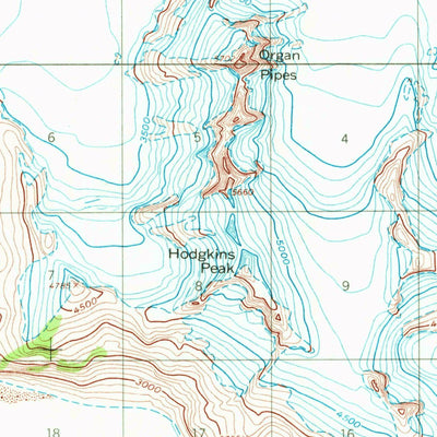 United States Geological Survey Juneau C-1, AK (1960, 63360-Scale) digital map