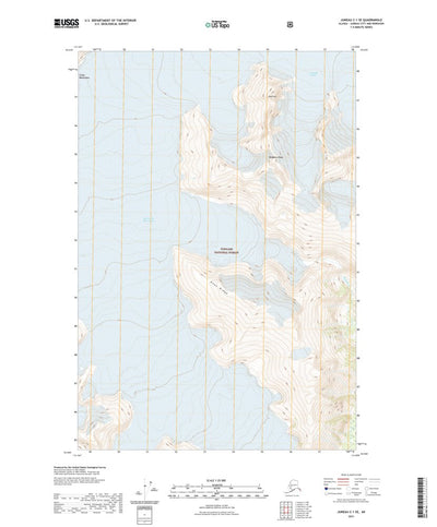United States Geological Survey Juneau C-1 SE, AK (2021, 25000-Scale) digital map