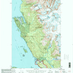 United States Geological Survey Juneau C-3, AK (1996, 63360-Scale) digital map
