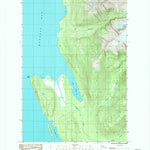 United States Geological Survey Juneau C-3 NW, AK (1986, 25000-Scale) digital map
