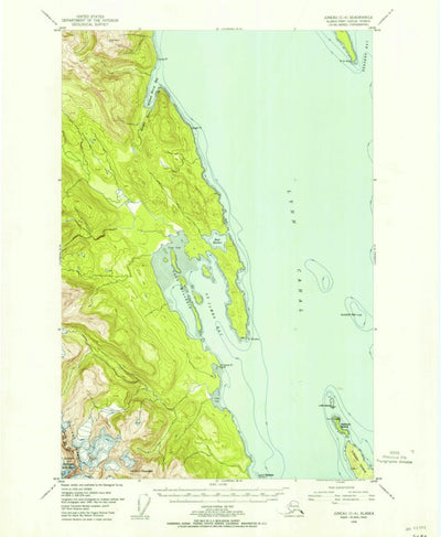 United States Geological Survey Juneau C-4, AK (1948, 63360-Scale) digital map