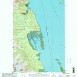 United States Geological Survey Juneau C-4, AK (1996, 63360-Scale) digital map