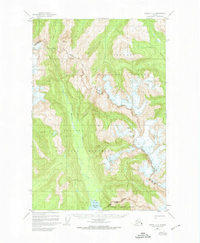 United States Geological Survey Juneau C-5, AK (1948, 63360-Scale) digital map