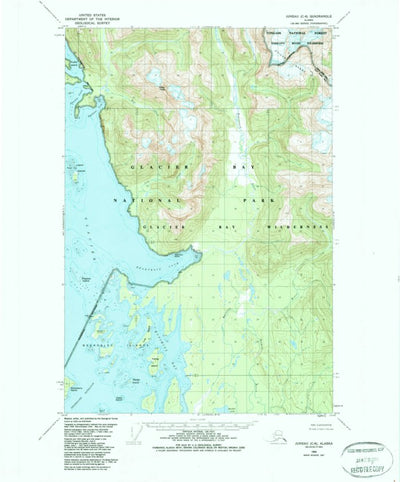 United States Geological Survey Juneau C-6, AK (1950, 63360-Scale) digital map
