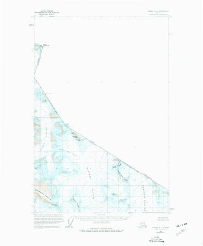 United States Geological Survey Juneau D-1, AK (1960, 63360-Scale) digital map