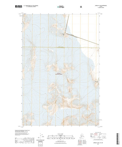 United States Geological Survey Juneau D-2 NE, AK (2021, 25000-Scale) digital map