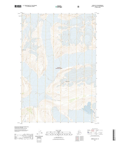 United States Geological Survey Juneau D-2 SE, AK (2021, 25000-Scale) digital map