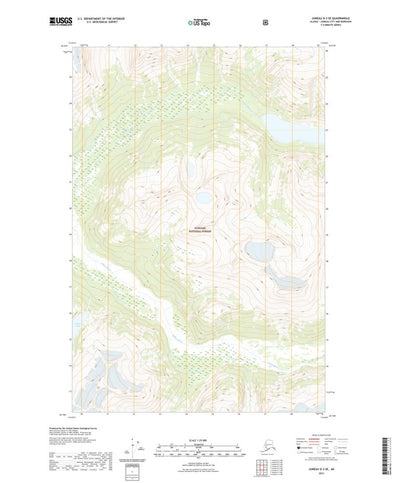 United States Geological Survey Juneau D-3 SE, AK (2021, 25000-Scale) digital map
