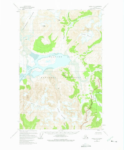United States Geological Survey Juneau D-6, AK (1949, 63360-Scale) digital map