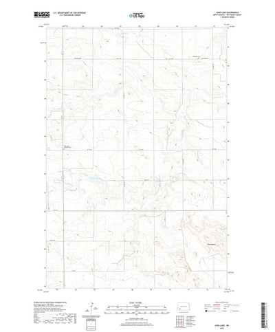 United States Geological Survey Jung Lake, ND (2020, 24000-Scale) digital map
