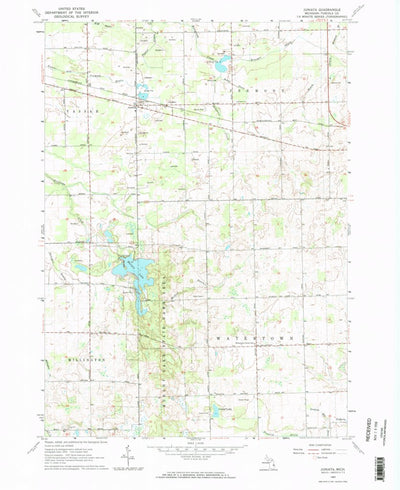 United States Geological Survey Juniata, MI (1963, 24000-Scale) digital map