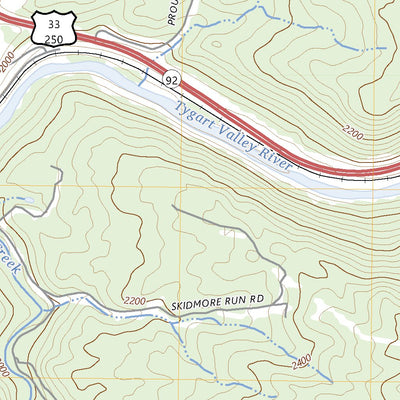 United States Geological Survey Junior, WV (2023, 24000-Scale) digital map