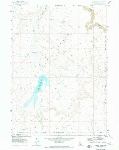 United States Geological Survey Juniper Basin, ID (1971, 24000-Scale) digital map