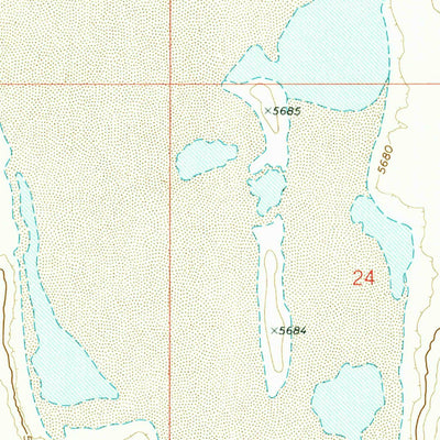United States Geological Survey Juniper Basin SE, ID (1971, 24000-Scale) digital map
