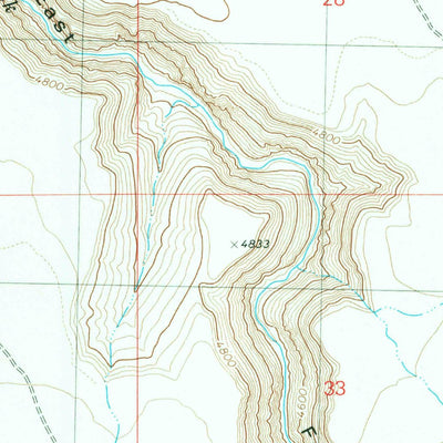 United States Geological Survey Juniper Butte, ID (1980, 24000-Scale) digital map