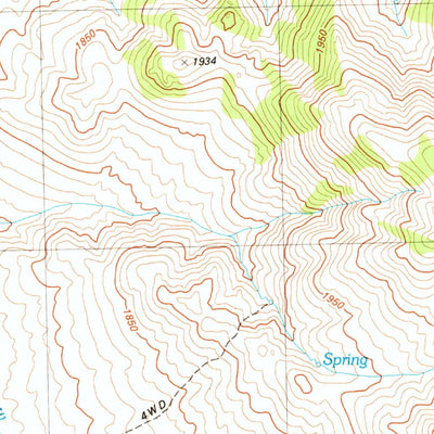 United States Geological Survey Juniper Canyon, NV (1982, 24000-Scale) digital map