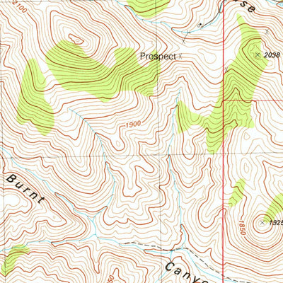 United States Geological Survey Juniper Canyon, NV (1982, 24000-Scale) digital map