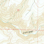 United States Geological Survey Juniper Canyon, OR-WA (1966, 24000-Scale) digital map