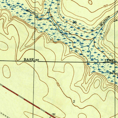United States Geological Survey Juniper Creek, FL (1945, 31680-Scale) digital map