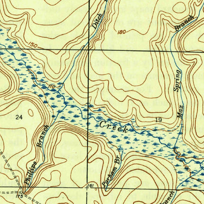 United States Geological Survey Juniper Creek, FL (1945, 31680-Scale) digital map